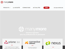 Tablet Screenshot of manymore.fr